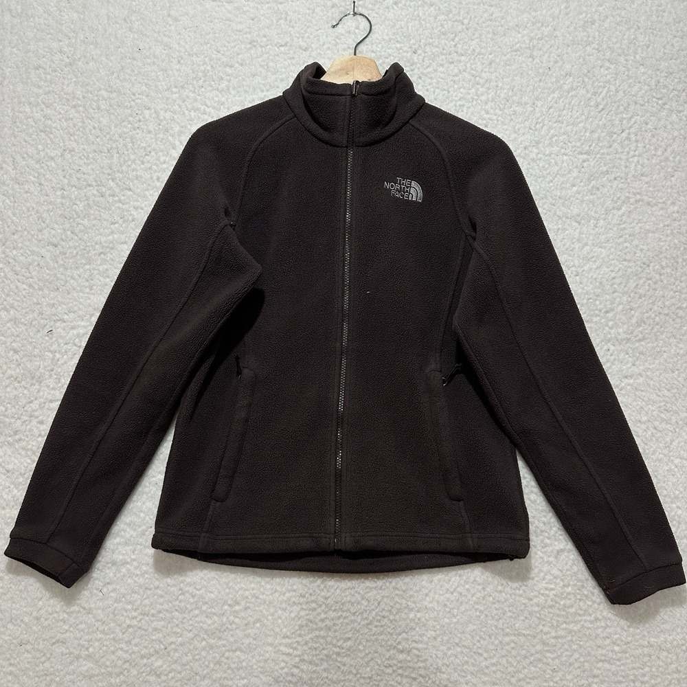 The North Face Womens Brown Full Zip‎ Fleece Size Small